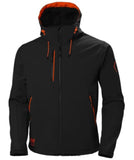 Helly Hansen Chelsea Evolution Hooded top Hoody Stretch Softshell-74140 Workwear Jackets & Fleeces Helly Hansen Active-Workwear Helly Hansen Softshell fabric with membrane and fleece backing combined with back panel in 4-way stretch fabric gives you the ultimate Softshell Jacket. The 4-way stretch fabric is strategically placed across the upper back to maximize movability and comfort. The fabric ensures water and wind resistance 