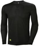 Black Helly Hansen Hh Lifa Baselayer Thermal Crewneck long sleeved top - 75105 Underwear & Thermals Active-Workwear helly Hansen are proud to introduce the all new Lifa Max to our assortment. 100% Lifa ensures sweat is transported away from your skin while the dual layer gives you the warmth. This is our warmest base layer and is built for low to medium activity. Lifa® Stay Warm Technology No shoulder seams No side seams for max comfort