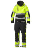 Helly Hansen Hi Viz Waterproof Alna 2.0 Shell Suit Coverall -71695 The Alna 2.0 Shell Suit will keep you visible from head-to-toe. With innovative pocket solutions, a fantastic fit and heat transfer reflectives this shell suit will make sure you can get the job done while staying waterproof and visible year-round. 