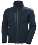 Helly Hansen Kensington Polartec Knit Fleece Jacket-72250 Workwear Jackets & Fleeces Helly Hansen Active-Workwear Kensington Knitted Fleece Jacket uses Polartec® Recycled fleece to minimize the environmental impact. The knitted structure gives the fleece a unique look and feel while the design is speaking the modern and contemporary language that the Kensington concept is known for.