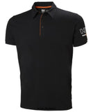 Black Helly Hansen Evo Kensington Polo Shirt -79241 Shirts Polos & T-Shirts Helly Hansen Active-Workwear When comfort meets style - the Kensington Polo is a lightweight jersey polo with very nice details that makes you stick out from the crowd. Buttoned front placket. Raised HH Workwear logo. Slit split. Extra button included.