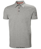 Grey Helly Hansen Evo Kensington Polo Shirt -79241 Shirts Polos & T-Shirts Helly Hansen Active-Workwear When comfort meets style - the Kensington Polo is a lightweight jersey polo with very nice details that makes you stick out from the crowd. Buttoned front placket. Raised HH Workwear logo. Slit split. Extra button included.