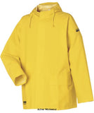 Yellow Helly Hansen Mandal PVC Heavy Duty Waterproof Jacket-70129 Workwear Jackets & Fleeces Helly Hansen Active-Workwear Classic PVC rain jacket in highly durable 410 grams fabric - this Core product really gives you value for money