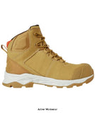 Helly Hansen Oxford Composite Nubuck S3  Safety Boot Lace Up -78403 Boots Helly Hansen Active-Workwear The Oxford line of safety footwear provides durability and comfort with a wide, roomie fit and soft, plush underfoot cushioning. The metal free composite toe cap and puncture resistant plate protect you from job site hazards and nubuck leather upper repels liquid and keeps you comfortable.