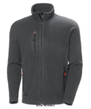 Grey Helly Hansen Oxford Fleece Jacket-72026 Workwear Jackets & Fleeces Helly Hansen Active-Workwear The Oxford fleece jacket is comfortable and dependable both on its own or as a midlayer on colder days. Using recycled fleece from Polartec makes it a great choice for both you and the environment