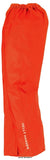 Red gloves with white text displayed on Helly Hansen Voss Waterproof Over Trousers