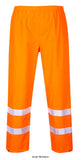 Hi vis waterproof class 1 traffic over trouser ris 3279 portwest up to 6xl s480 hi vis trousers active-workwear