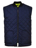 Hi Viz Interactive reversible Hi-Vis Bodywarmer/Gillet Portwest Rail RIS 3279 - S469 Hi Vis Jackets Active-Workwear This cleverly designed Portwest reversible high visibility bodywarmer traps heat to keep you warm when worn either way. The Hi-Vis side of the garment provides added visibility and safety for the wearer when needed. Can interact with Hi Viz Jacket style S468. CE certified