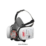 Jsp force 8 half mask with p3 press to check filters - (large size only)