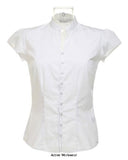 Kustom Kit Ladies Mandarin Collar Blouse-KK727 - Shirts & Blouses - Kustom Kit