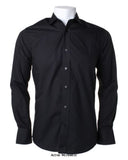 Kustom kit long sleeve business shirt-kk131 shirts & blouses active-workwear