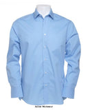 Kustom kit long sleeve business shirt-kk131 shirts & blouses active-workwear