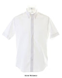 Kustom kit tailored fit oxford short sleeve shirt-kk187