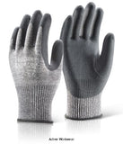 Kutstop micro foam nitrile cut 5 safety glove (pack of 10) - ks5