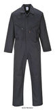 Black Liverpool Zipped Overall Boiler suit/Coverall Portwest C813 Boilersuits & Onepieces Active-Workwear The Liverpool Boilersuit pre-shrunk, top quality fabric contributes to the professional appearance of this garment. Various pockets and a hammer loop complement the all-purpose styling. Features Durable polycotton fabric for high performance and maximum wearer comfort