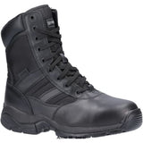 Magnum Panther 8.0 Steel Toe Uniform Safety Boot-30944-52778 Boots Magnum Active-Workwear Featuring a durable leather upper and hard-wearing breathable mesh panels. A fast wicking lining adds moisture management to keep boots fresher for longer while further durability is added with the strong rustproof hardware.