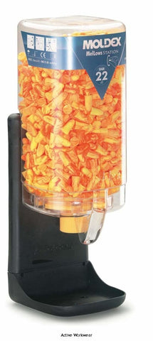 Moldex 7650 Mel low Earplugs Dispenser (Pack Of 500) - M7650 Ear Protection Active-Workwear Made from recyclable material and with only 2% wastage the dispenser puts protection at the centre of the workforce. Plugs remain hygienic as the dispenser mechanism is automatically replaclaced