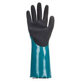 Nitrile Sandy Grip Lite Gauntlet secure grip (pk of 12 prs) - AP60 Gloves - Portwest