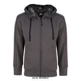 Luxurious crane faux fur lined zip-up hoody - style 1285 hoodies & sweatshirts orn active-workwear