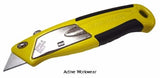 Pacific Handy Auto Loading Utility Warehouse Knife - Qba-375 Miscellaneous Active-Workwear he QBA-375 Utility Knife is a favourite among contractors and industrial professionals everywhere due to its truly unique auto-loading design and sturdy construction, This ground breaking tool features a one-button automatic blade change that comes pre-loaded with five additional blades which can be easily engaged at any time, This feature allows you to work uninterrupted without stopping to manually replace blades.