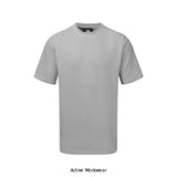 Ash Grey Orn Workwear Plover Cotton Tee Shirt Crew Neck Orn 1000 Shirts Polos & T-Shirts ORN Active-Workwear A unisex 100% cotton t-shirt available in a range of colours and sizing XS-5XL. Durable 180gsm reactive dyed fabric which is triple stitched to provide ultimate strength for everyday tasks.