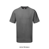 Grey Orn Workwear Plover Cotton Tee Shirt Crew Neck Orn 1000 Shirts Polos & T-Shirts ORN Active-Workwear A unisex 100% cotton t-shirt available in a range of colours and sizing XS-5XL. Durable 180gsm reactive dyed fabric which is triple stitched to provide ultimate strength for everyday tasks.