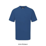 Reflex Blue Orn Workwear Plover Cotton Tee Shirt Crew Neck Orn 1000 Shirts Polos & T-Shirts ORN Active-Workwear A unisex 100% cotton t-shirt available in a range of colours and sizing XS-5XL. Durable 180gsm reactive dyed fabric which is triple stitched to provide ultimate strength for everyday tasks.