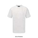 White Orn Workwear Plover Cotton Tee Shirt Crew Neck Orn 1000 Shirts Polos & T-Shirts ORN Active-Workwear A unisex 100% cotton t-shirt available in a range of colours and sizing XS-5XL. Durable 180gsm reactive dyed fabric which is triple stitched to provide ultimate strength for everyday tasks.