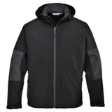 Portwest 3 layer waterproof softshell work jacket with hood - tk53