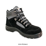 Portwest All Weather Safety Hiker Boot S3 - FW66 Boots Active-Workwear  Full S3 protection in a hiker style boot with a waterproof and breathable lining steel midsole and steel toecap. 