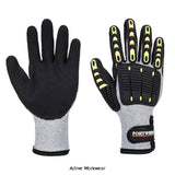 Portwest anti impact cut resistant thermal grip glove-a729 workwear gloves portwest active workwear