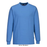 Portwest Anti-Static ESD Long Sleeve T-Shirt-AS22 Shirts Polos & T-Shirts