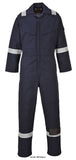 Portwest Araflame inherent FR lightweight Gold Hi Vis Coverall - AF53 Boiler suits & Onepieces Active-Workwear This super lightweight coverall offers outstanding flame resistant protection. The Araflame fabric is soft and breathable but provides excellent tear and tensile strength. Ideal for a variety of industries including oil and gas, petrochemical and many more. Coverall features include triple stitching throughout, secure pockets and waist elastication for ease of movement.