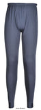 Grey Portwest Base Layer Trousers Thermal Wicking long johns - B131 Underwear & Thermals Active-Workwear These smooth leggings have low profile seam construction for ultimate comfort. Designed with a comfort fit Drying & wicking Shell Fabric : 100% Wicking Polyester 140g