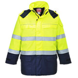 Portwest Bizflame Multi Arc Hi Viz Anti Static Waterproof FRAS Jacket - FR79 - Hi Vis Jackets - PortWest