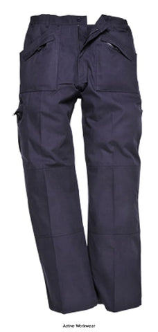 Portwest Classic AWT Action Trousers - S787 Trousers Active-Workwear If you require zips to be concealed for safety or scratch reasons but still need multiple storage space S787 is the perfect option. This garment also offers a Texpel stain resistant finish for enhanced pro