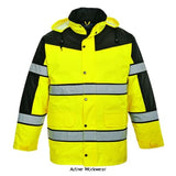 Portwest classic hi viz waterproof two tone jacket - s462
