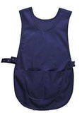 Navy Blue Portwest Cleaning/domestic ladies Tabard with Pocket - S843 Catering & Hospitality Active-Workwear This Ladies Tabard combines classic styling with functionality and comes in a range of modern colours. Features include stud adjustable side straps and a front patch pocket. Hard wearing durable twill fabric with excellent dye retention 1 pocket for secure storage Adjustable side opening for added flexibility Available in an excellent choice of corporate colours 
