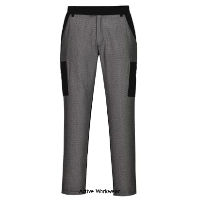 Portwest stretch combat trouser with cut resistant front-cr40