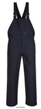 Portwest Cotton Nine Pocket Bib and Brace Overall  - C881 Boilersuits & Onepieces Active-Workwear Made from the highest quality cotton, this popular Bib and Brace Overall style offers all day comfort. Convenient features include side access, a chest pocket and back elastic for ease of movement. Made from 100% Cotton fabric for added comfort 