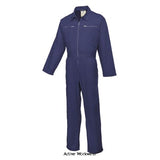 Portwest cotton zipped boiler suit/overall /coveralls - c811 boilersuits & onepieces active-workwear