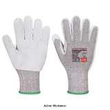 Portwest CS AHR13 Leather Cut Glove-A674 Workwear Gloves
