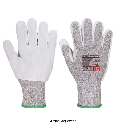Portwest cs ahr13 leather cut resistant safety glove-a674