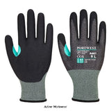 Portwest cs vhr18 nitrile foam cut resistant level e safety glove-a661 workwear gloves portwest active workwear