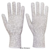 Portwest Cut Level F AHR 10 Food Handling Glove Liner (single)-A657 Workwear Gloves PortWest Active Workwear Food safe glove designed to achieve maximum Cut Level F protection. 10 gauge liner provides exceptional durability. Low linting construction prevents food contamination. Sold as a single glove. Tested for 20 washes at temperatures up to 92Â°C. Ambidextrous to fit right or left handed users.