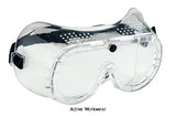 Portwest direct vent safety goggles en166 (10 pairs) - pw20