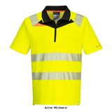 High visibility polo shirt portwest dx4 short sleeve dx412