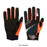 Portwest DX4 LR Cut Resistant Level B Cut Multi-Purpose Work Glove-A774 Workwear Gloves PortWest Active Workwear This high-performing DX 4 glove is multi-purpose and suitable for any job. Level B cut resistance provides protection against sharp objects. Highly durable synthetic leather palm. Reflective tape enhances wearer visibility in low light conditions. Reinforced thumb crotch adds abrasion resistance. This glove can be used on most touchscreen devices.