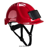 Portwest endurance badge holder helmet-pb55 head protection portwest active workwear