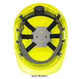 Portwest Endurance Plus Safety Helmet Wheel Ratchet 4 point chinstrap (EN 50365) PS54 Head Protection